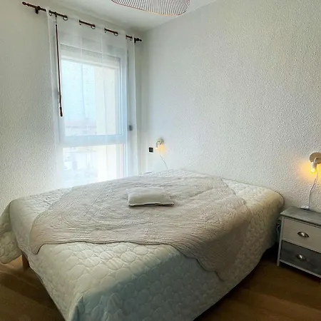 Apartment T2 Avec Cabine, Climatisation, Parking, Vue Mer - - Fr-1-81-430 Le Barcares