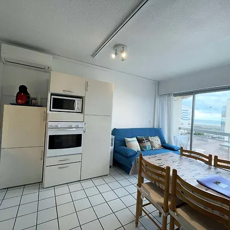 Apartment T2 Avec Cabine, Climatisation, Parking, Vue Mer - - Fr-1-81-430 Le Barcares